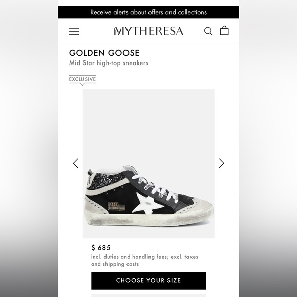 Golden Goose mid star high top sneakers (My Theresa exclusive) - Picture 4 of 13